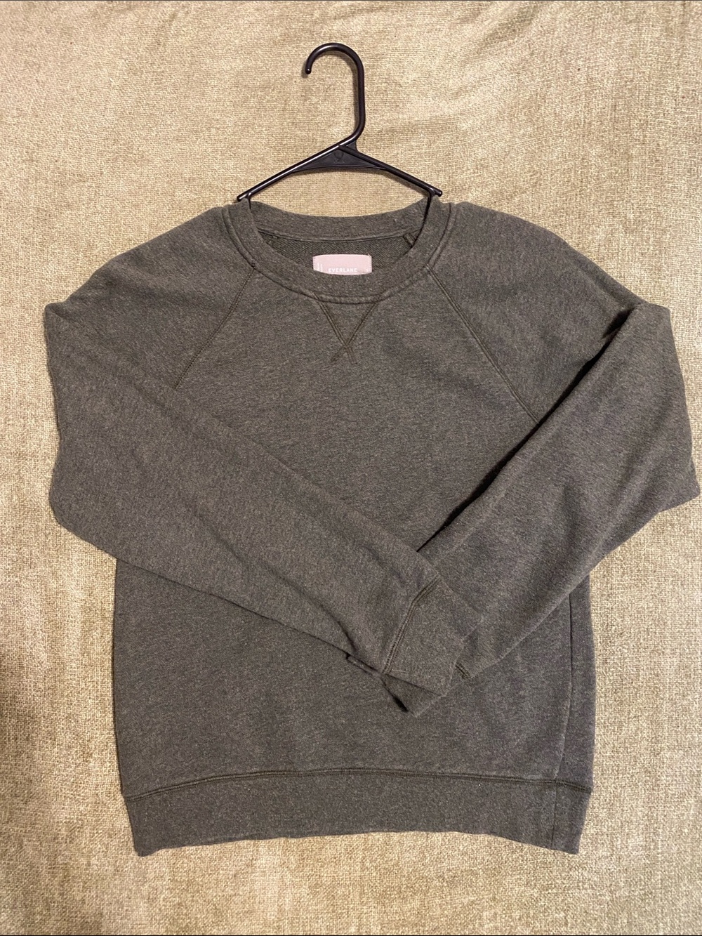 Everlane Women's Crewneck Sweatshirt - Charcoal